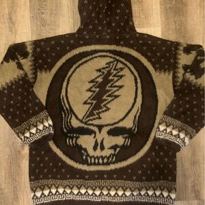 Alpaca wool Grateful Dead hoodie